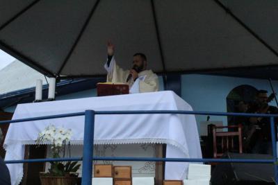 Missa em louvor ao Bom Jesus em Campo Mendes teve o Pároco Sebastião presidindo com liturgia da Rádio Campo Aberto